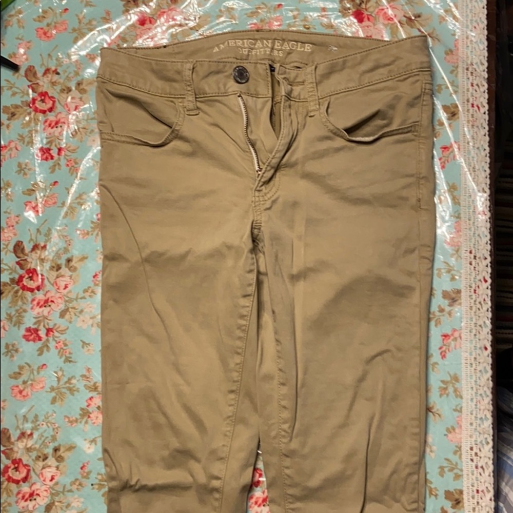 America Eagle khaki jegging